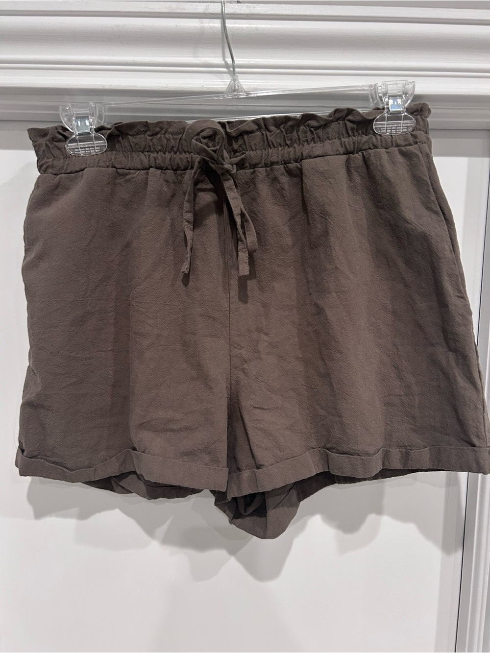 NATURAL LIFE Drawstring Rolled-Hem Shorts